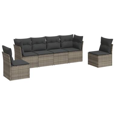 vidaXL - Loungeset - Grijs - Poly rattan product