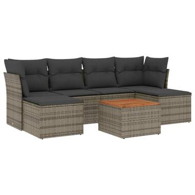 vidaXL - Loungeset - Grijs - Poly rattan product