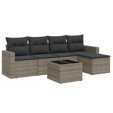 vidaXL - Loungeset - Grijs - Poly rattan product