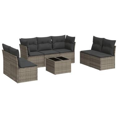 vidaXL - Loungeset - Grijs - Poly rattan product