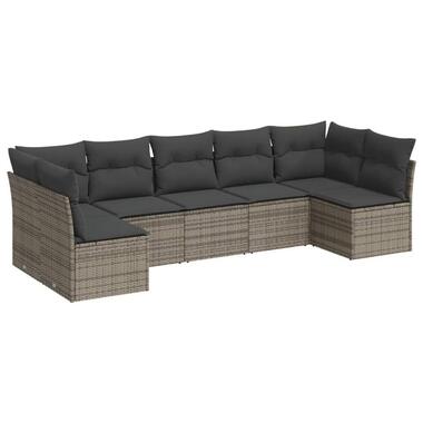 vidaXL - Loungeset - Grijs - Poly rattan product