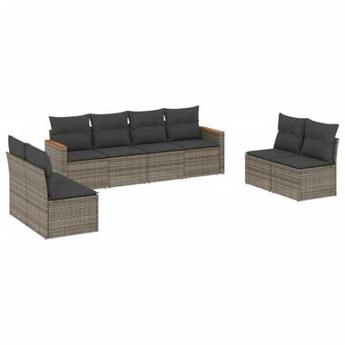 vidaXL - Loungeset - Grijs - Poly rattan product