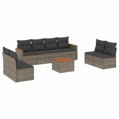 vidaXL - Loungeset - Grijs - Poly rattan product