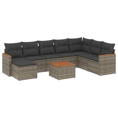 vidaXL - Loungeset - Grijs - Poly rattan product