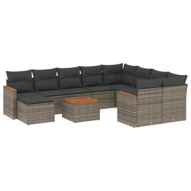 vidaXL - Loungeset - Grijs - Poly rattan product