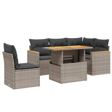vidaXL - Loungeset - Grijs - Poly rattan product