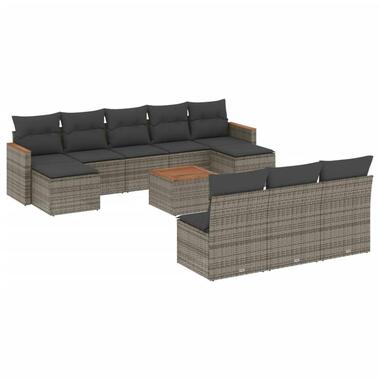 vidaXL - Loungeset - Grijs - Poly rattan product