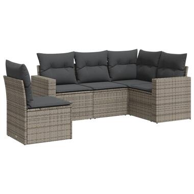 vidaXL - Loungeset - Grijs - Poly rattan product