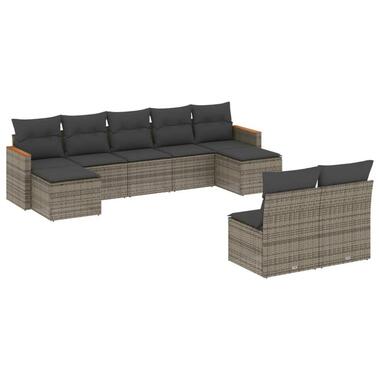 vidaXL - Loungeset - Grijs - Poly rattan product