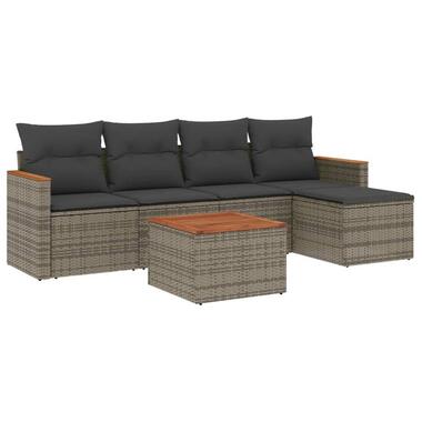 vidaXL - Loungeset - Grijs - Poly rattan product