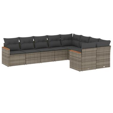 vidaXL - Loungeset - Grijs - Poly rattan product
