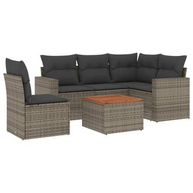 vidaXL - Loungeset - Grijs - Poly rattan product