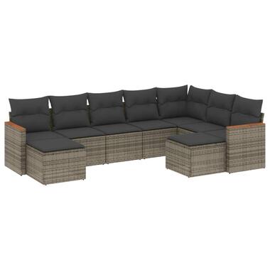 vidaXL - Loungeset - Grijs - Poly rattan product