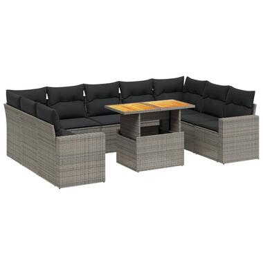vidaXL - Loungeset - Grijs - Poly rattan product