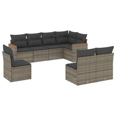 vidaXL - Loungeset - Grijs - Poly rattan product