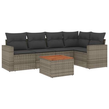 vidaXL - Loungeset - Grijs - Poly rattan product