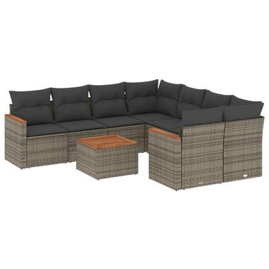 vidaXL - Loungeset - Grijs - Poly rattan product