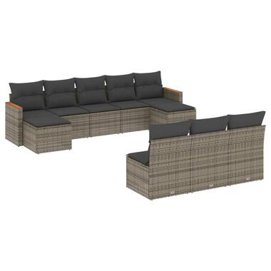 vidaXL - Loungeset - Grijs - Poly rattan product
