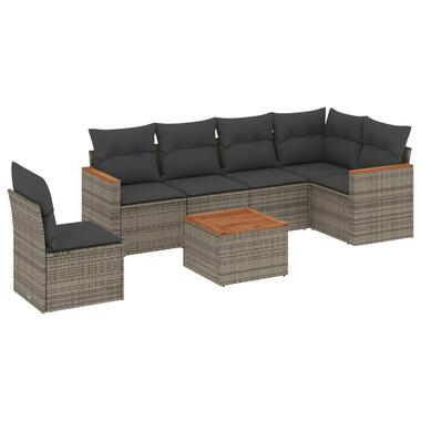 vidaXL - Loungeset - Grijs - Poly rattan product
