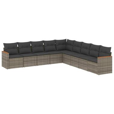 vidaXL - Loungeset - Grijs - Poly rattan product