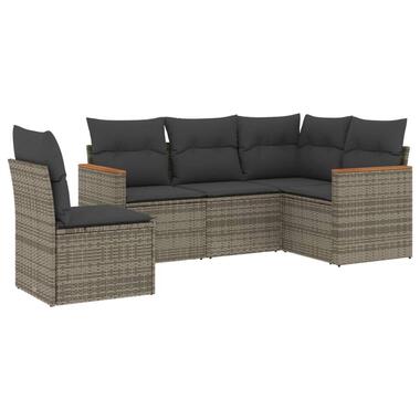 vidaXL - Loungeset - Grijs - Poly rattan product