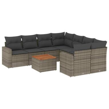 vidaXL - Loungeset - Grijs - Poly rattan product