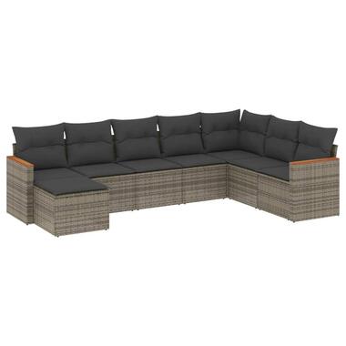 vidaXL - Loungeset - Grijs - Poly rattan product
