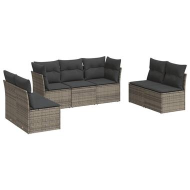 vidaXL - Loungeset - Grijs - Poly rattan product