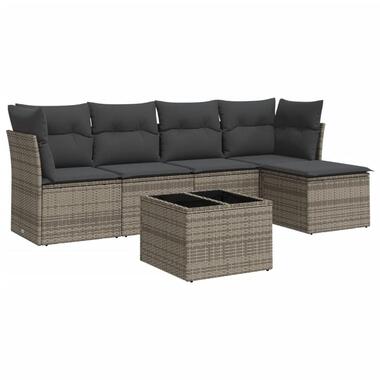 vidaXL - Loungeset - Grijs - Poly rattan product