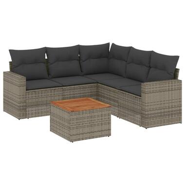 vidaXL - Loungeset - Grijs - Poly rattan product