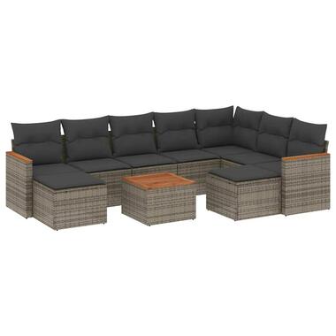 vidaXL - Loungeset - Grijs - Poly rattan product