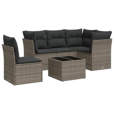 vidaXL - Loungeset - Grijs - Poly rattan product