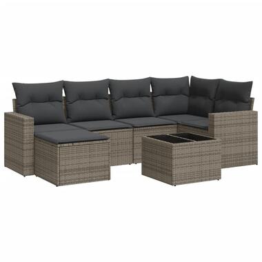 vidaXL - Loungeset - Grijs - Poly rattan product