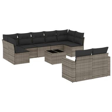 vidaXL - Loungeset - Grijs - Poly rattan product