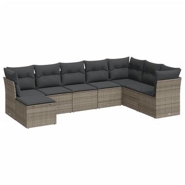 vidaXL - Loungeset - Grijs - Poly rattan product