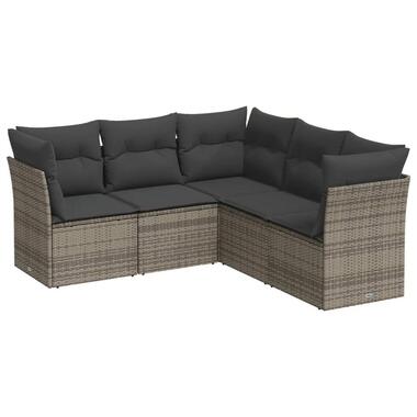vidaXL - Loungeset - Grijs - Poly rattan product
