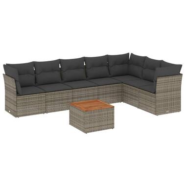 vidaXL - Loungeset - Grijs - Poly rattan product