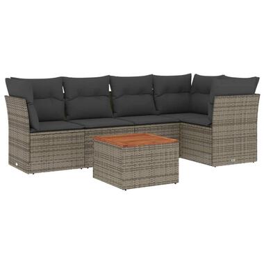 vidaXL - Loungeset - Grijs - Poly rattan product