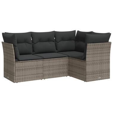 vidaXL - Loungeset - Grijs - Poly rattan product