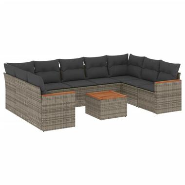 vidaXL - Loungeset - Grijs - Poly rattan product