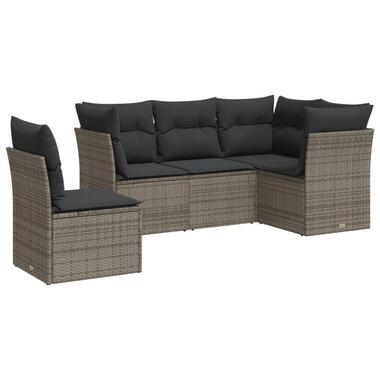 vidaXL - Loungeset - Grijs - Poly rattan product