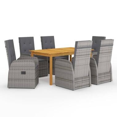 vidaXL - Tuinset - Grijs - Acaciahout product