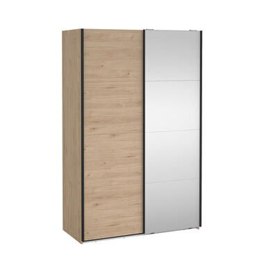 Hioshop Bergamo schuifdeurkast 2 deuren 140x220cm eikdecor product