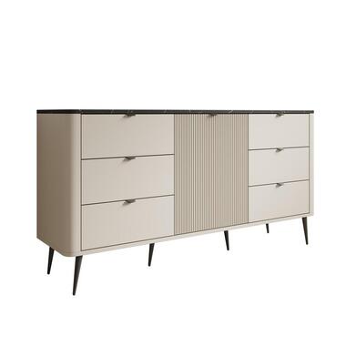 Meubella - Dressoir Mace - Beige - 160 cm - Met lades product