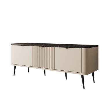 Meubella - TV-Meubel Mace - Beige - 130 cm product