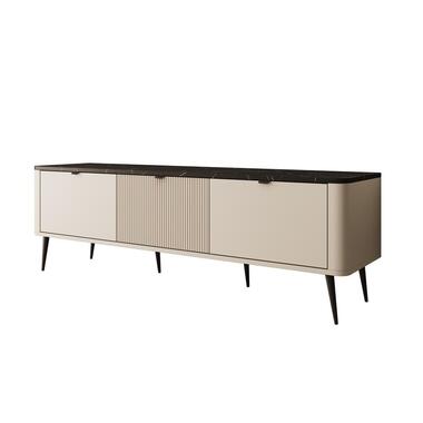 Meubella Meuble TV Mace - Beige - 160 cm product