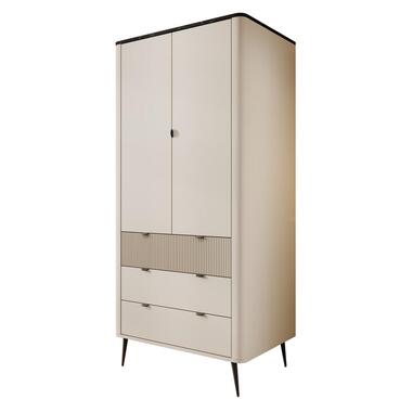 Meubella Armoire Mace - Beige - 90 cm product