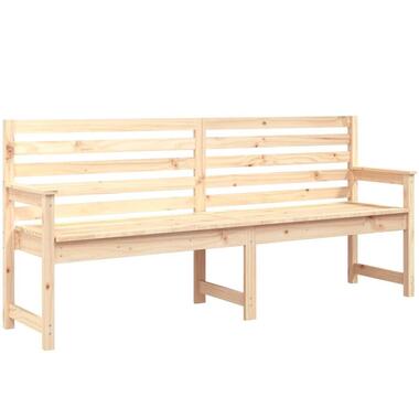 vidaXL - banc de jardin - Brun - Bois de pin - 203.5 x 48 x 91.5 cm product