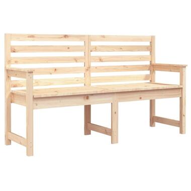 vidaXL - Tuinbank - Bruin - Grenenhout - 159.5 x 48 x 91.5 cm product