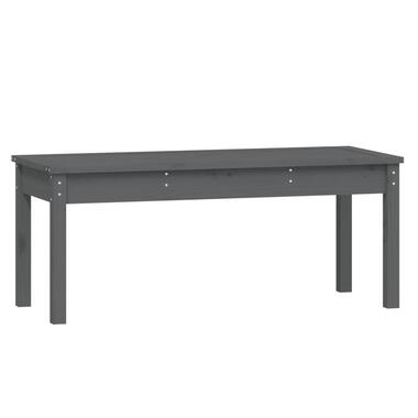 vidaXL - Tuinbank - Grijs - Grenenhout - 109 x 44 x 45 cm product